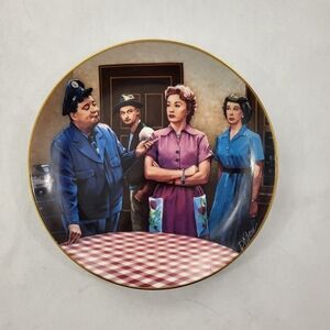 "The Honeymooners" Collectors Plate 1987 The Hamilton Collection Jackie Gleason